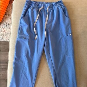 Ceil Blue Figs high waisted Uman joggers